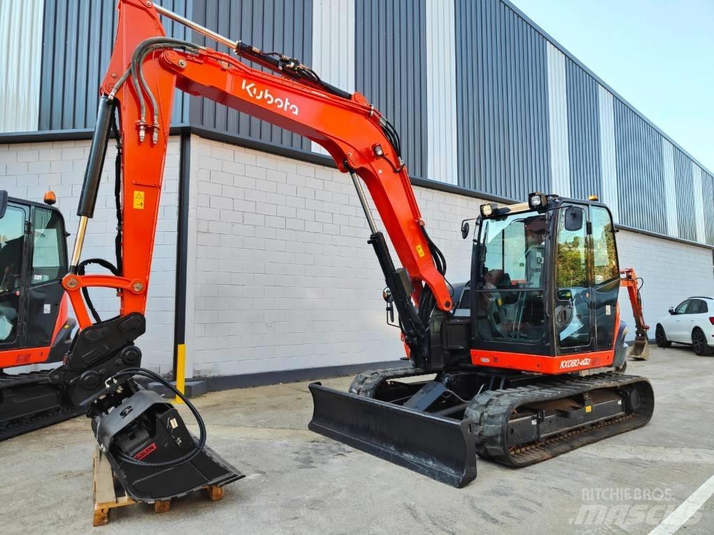 Kubota KX080-4a2 Mini excavators  7t - 12t