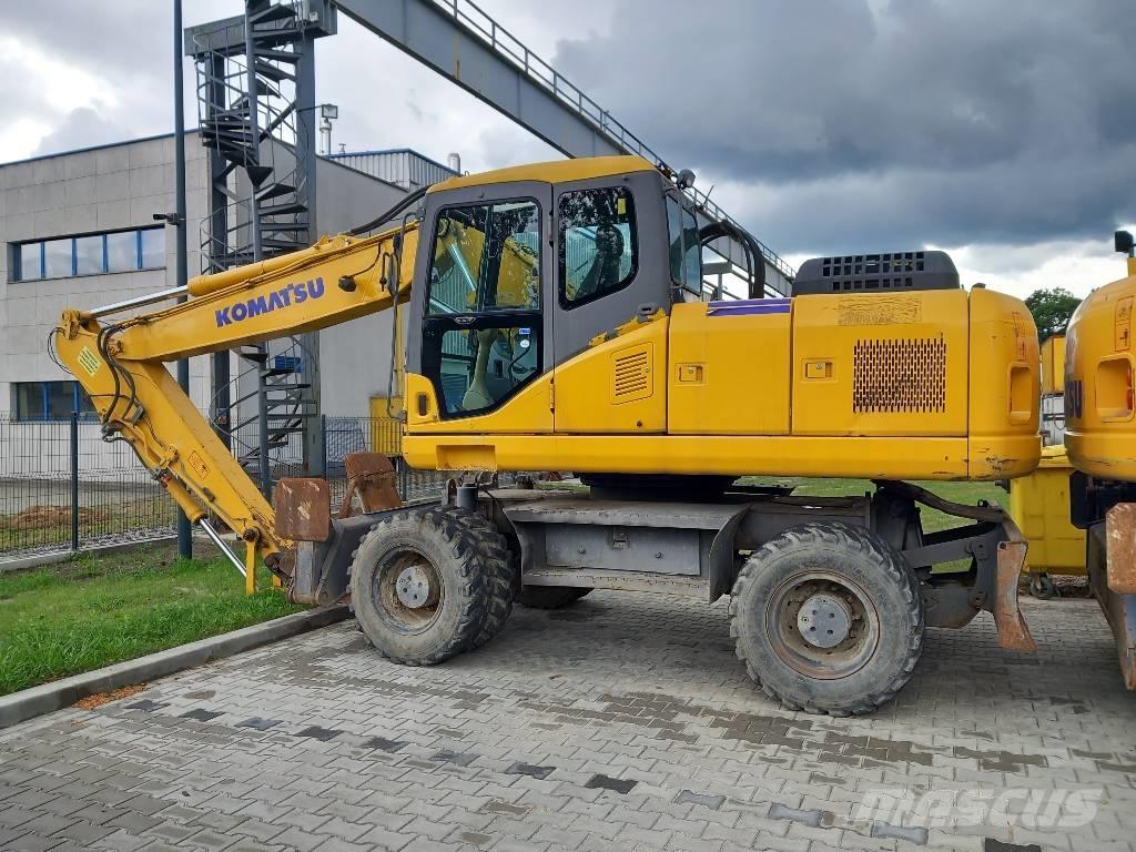 Komatsu PW 180-7EO Wheeled excavators