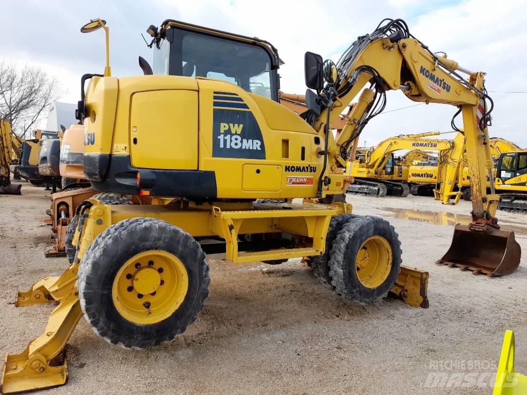 Komatsu PW118MR-8 Wheeled excavators