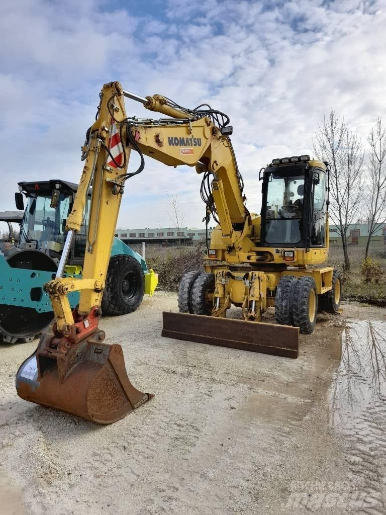Komatsu PW118MR-8 Wheeled excavators