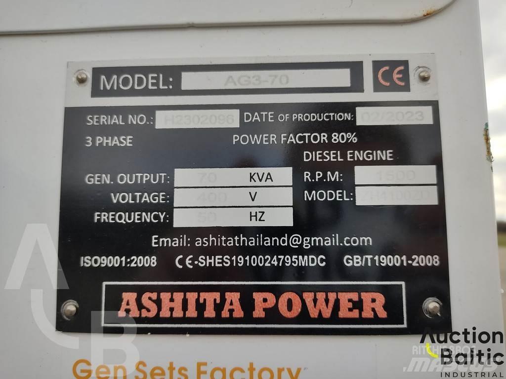 Ashita AG3-70 Diesel Generators
