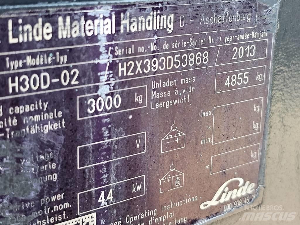 Linde H30D-02 Diesel trucks
