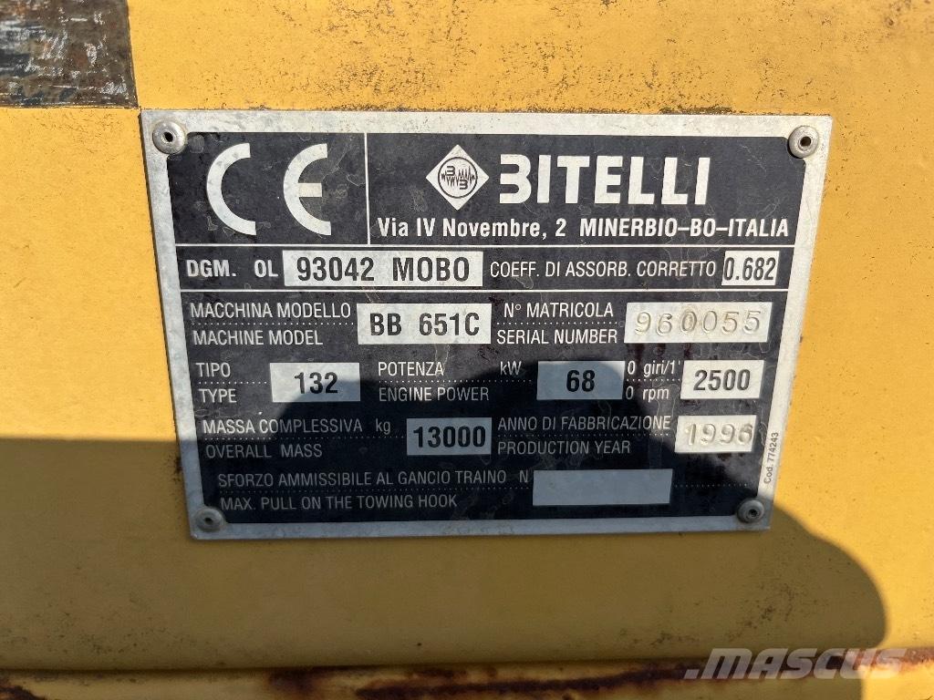 Bitelli BB 651 C Asphalt pavers