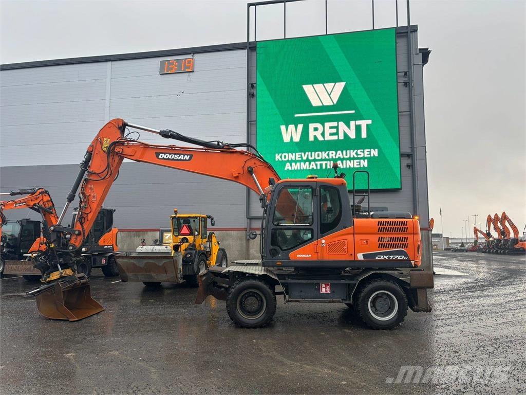 Doosan DX170W-5 Wheeled excavators