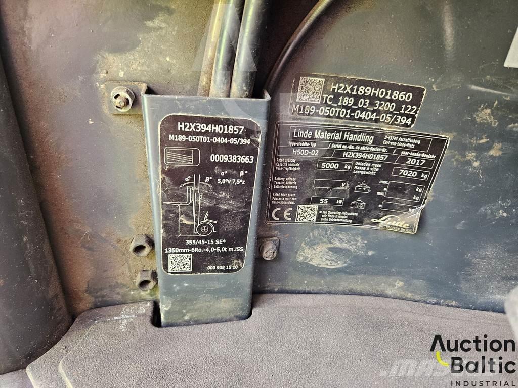 Linde H50D-02 Diesel trucks