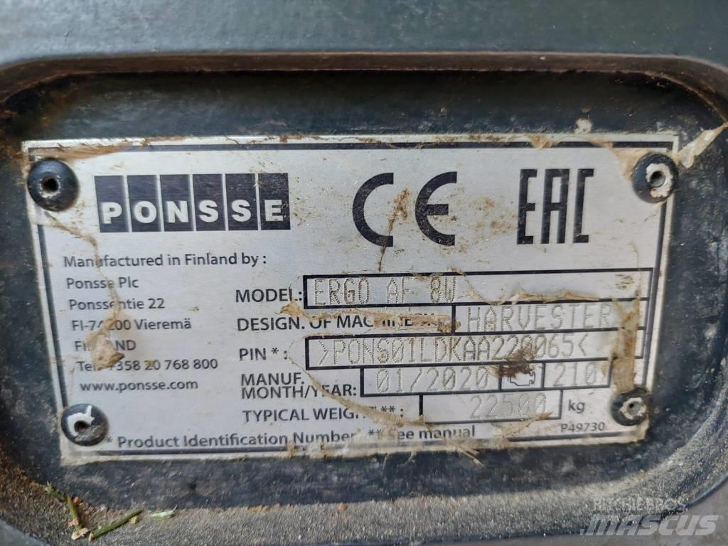 Ponsse Ergo AF 8W Harvesters