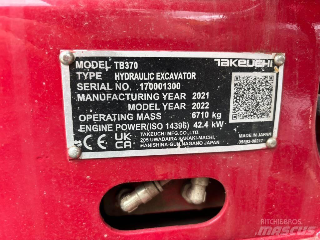 Takeuchi TB 370 Mini excavators < 7t (Mini diggers)