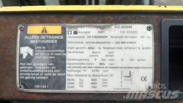 Hyster 3.00 XM Diesel trucks