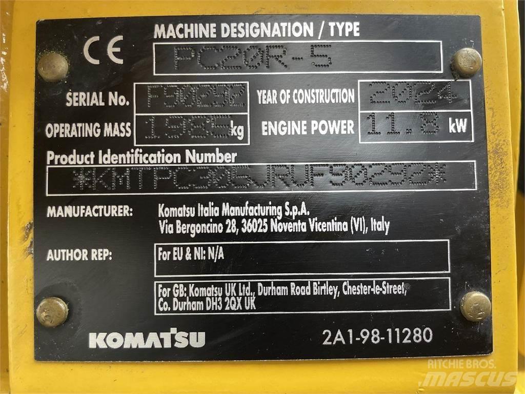 Komatsu PC20R-5 Wheeled excavators