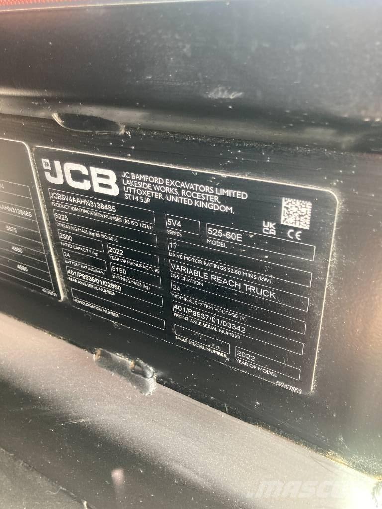 JCB 525-60 E Telescopic handlers