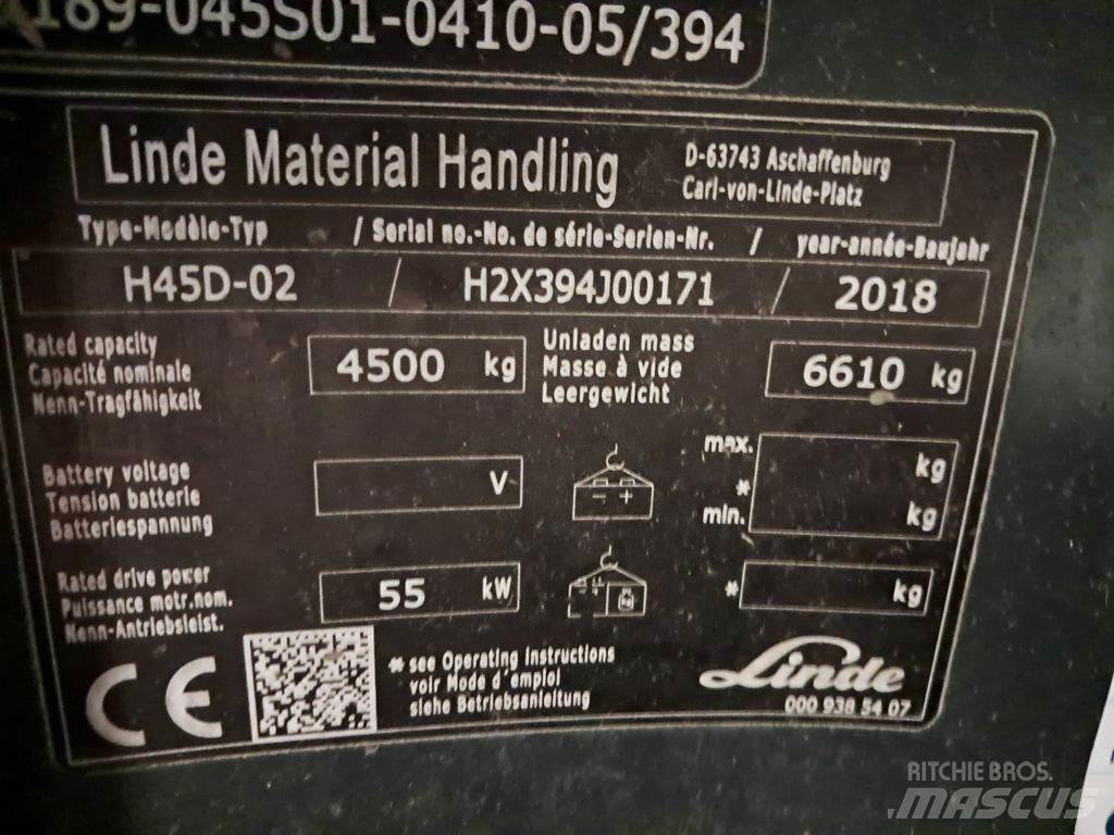 Linde H45D-02 Diesel trucks