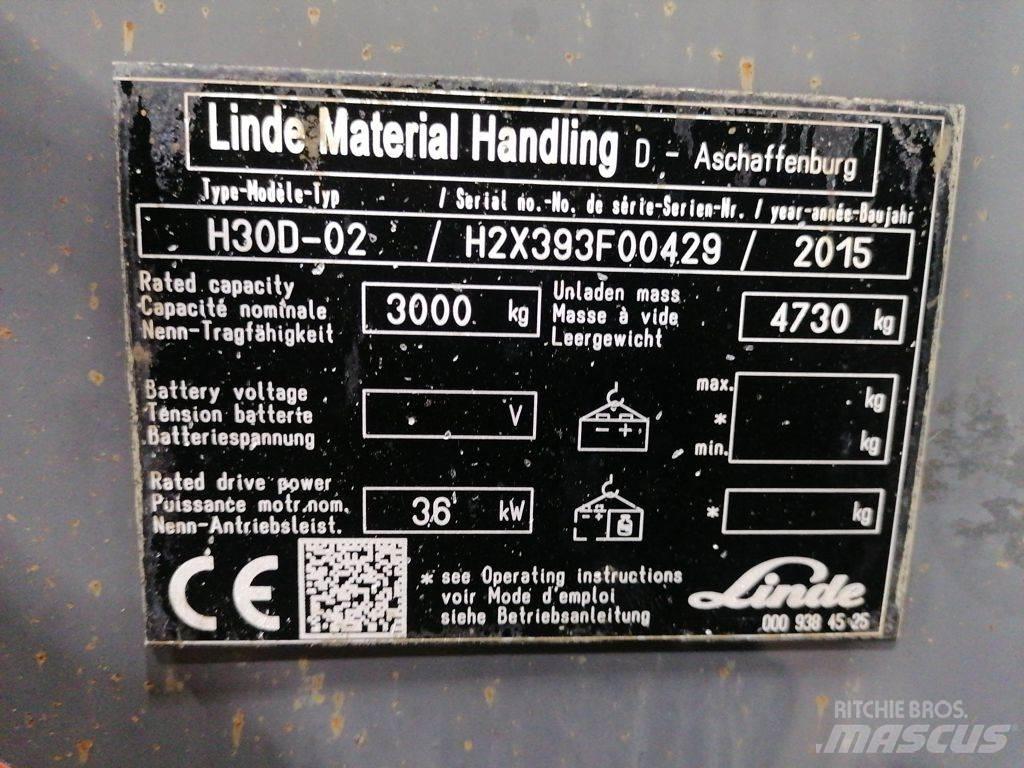 Linde H30D-02 Diesel trucks