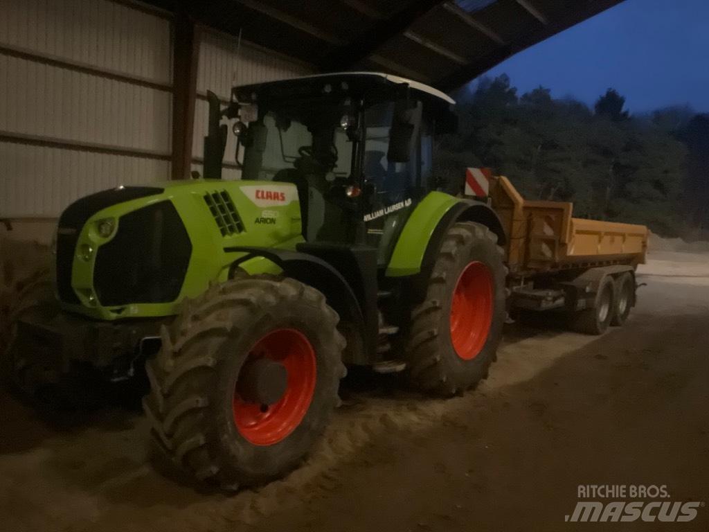 CLAAS ARION 650 cis + Tractors