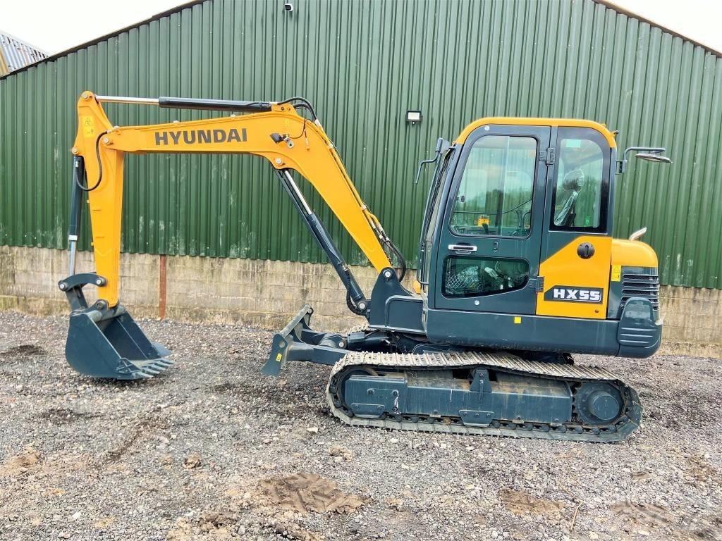Hyundai HX55 Mini excavators < 7t (Mini diggers)