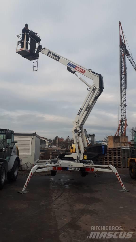 Dino 180 XT II Trailer mounted platforms