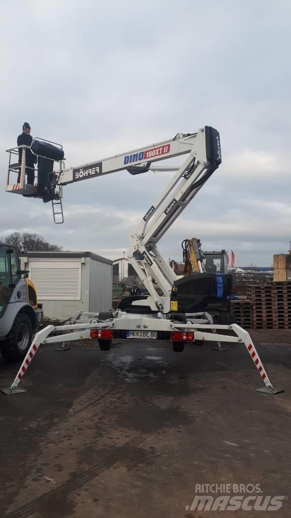 Dino 180 XT II Trailer mounted platforms