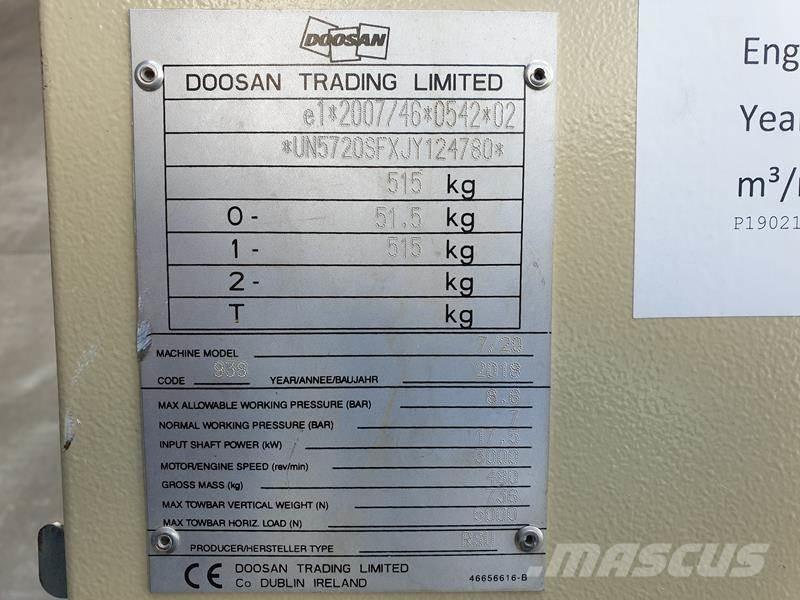 Doosan 7 / 20 Compressors