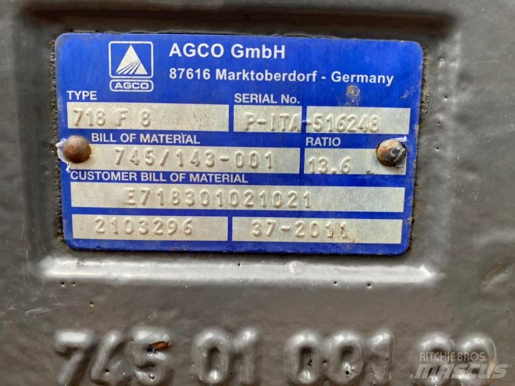 Fendt 820 FRONT AXLE Transmission
