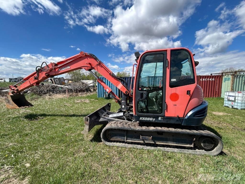 Kubota KX 080-3 Mini excavators < 7t (Mini diggers)