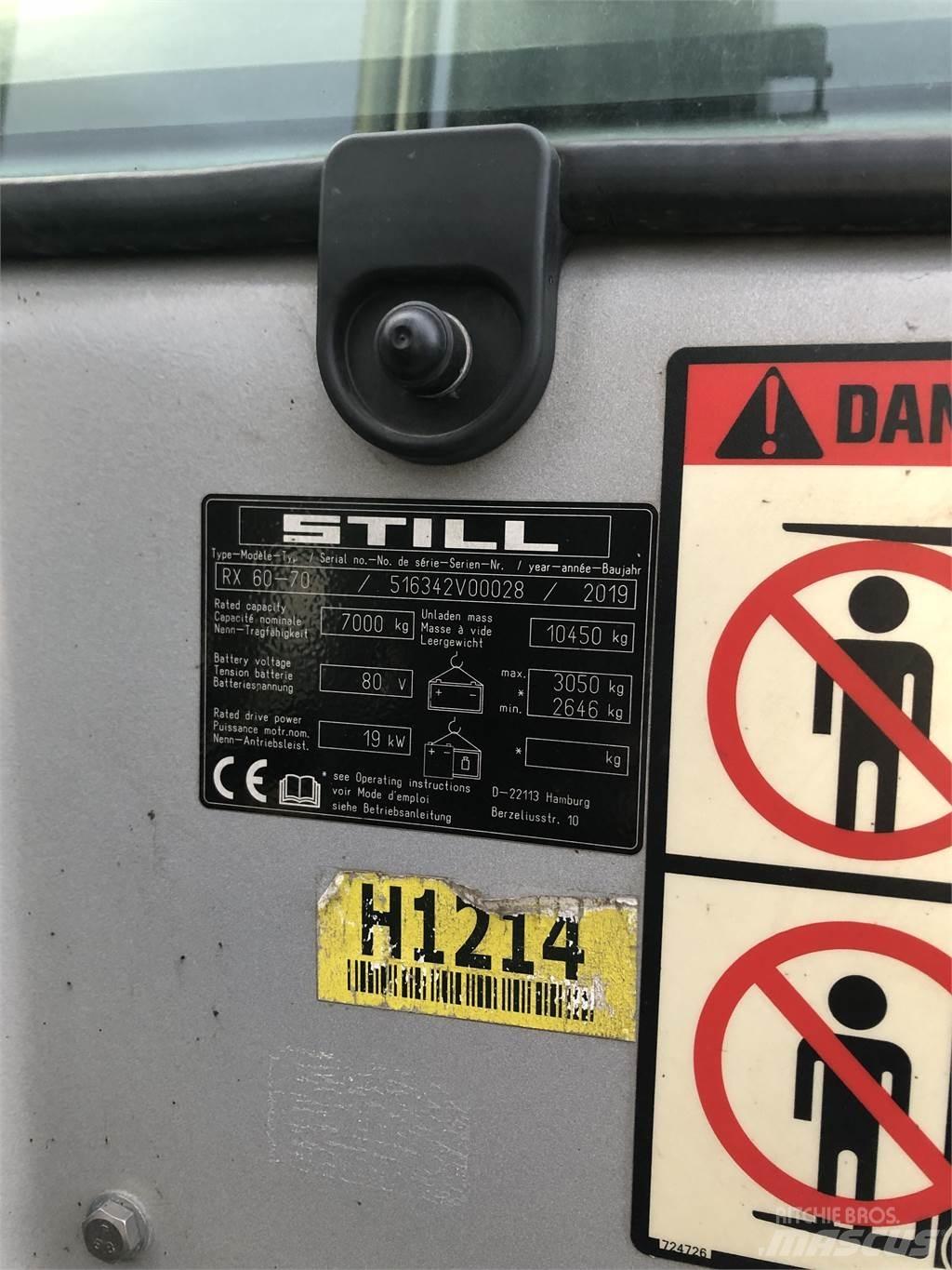 Still RX60-70 Electric forklift trucks