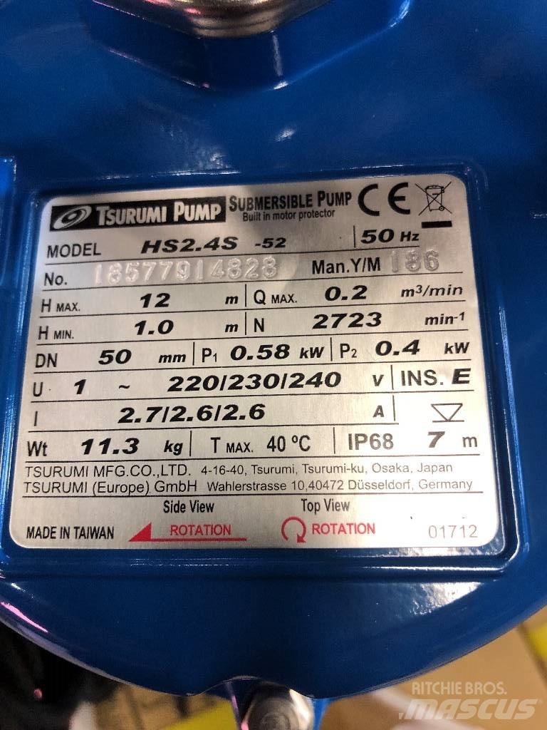 Tsurumi HS2.4S-52 Other components