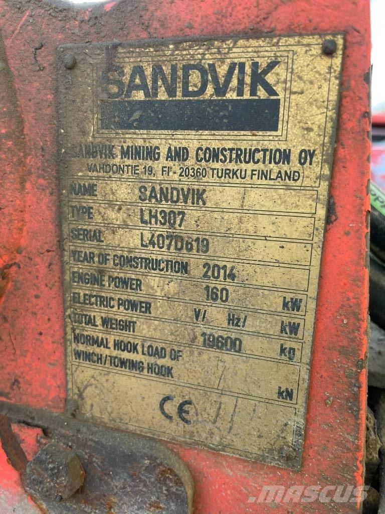 Sandvik LH 307 Underground Loaders