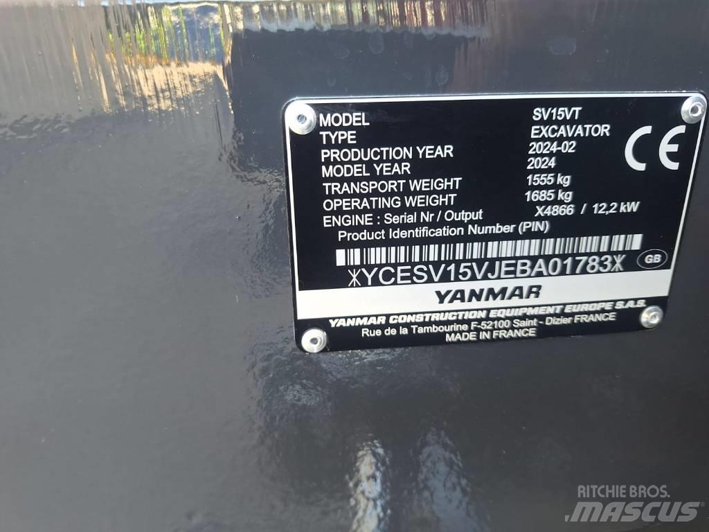 Yanmar SV 15 Mini excavators < 7t (Mini diggers)