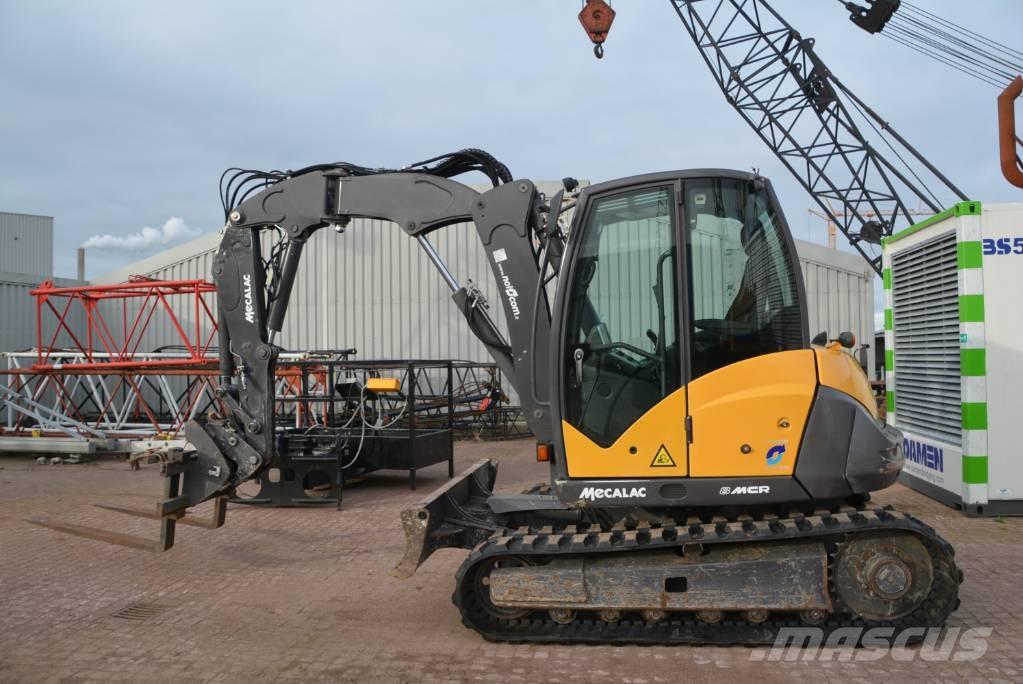 Mecalac 8 MCR Mini excavators  7t - 12t