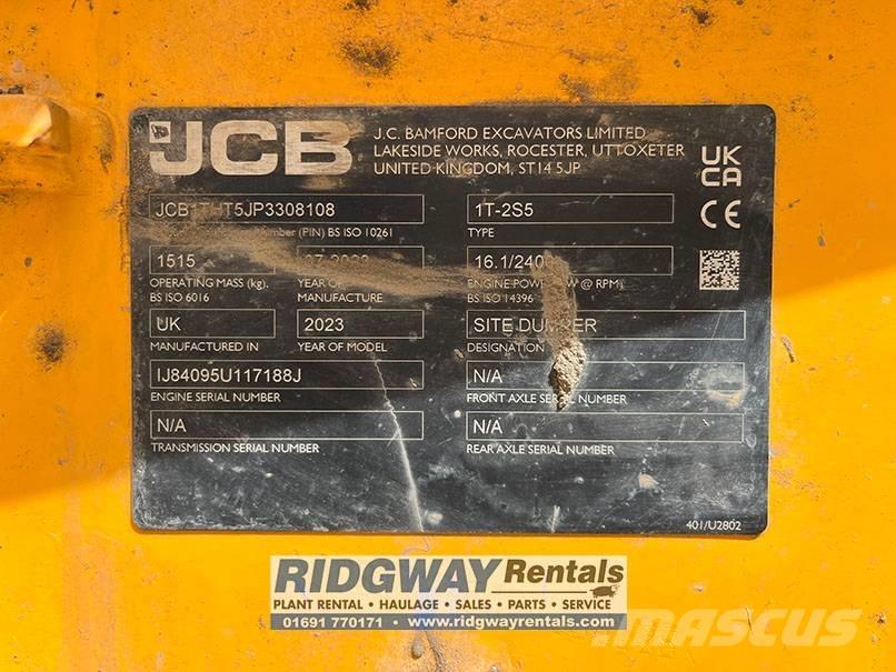 JCB 1T-2S5 Site dumpers