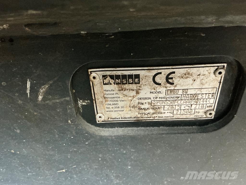 Ponsse ERGO 8W Harvesters