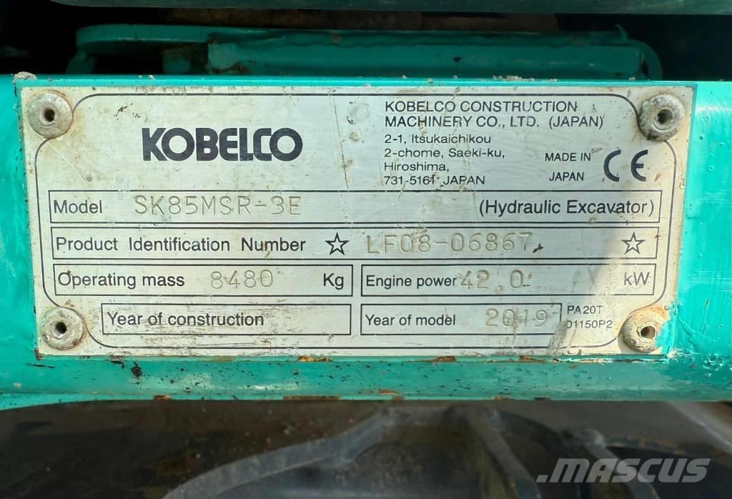 Kobelco SK 85 MSR-3 Mini excavators  7t - 12t