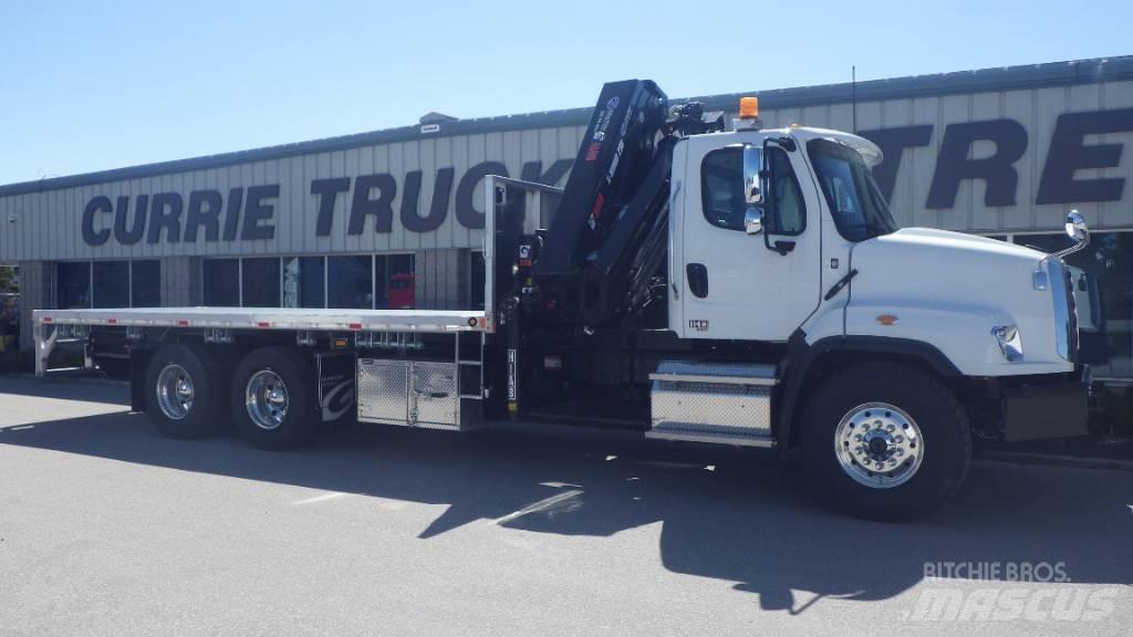 Freightliner 114 SD Truck mounted cranes