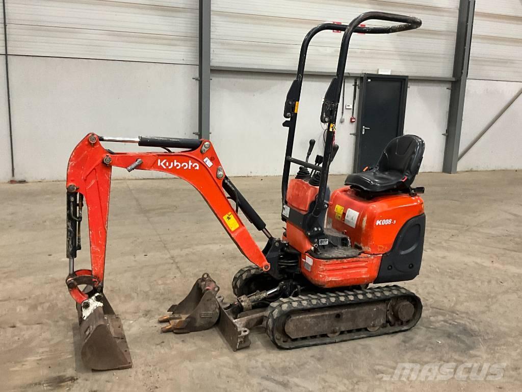 Kubota K 008-3 Mini excavators < 7t (Mini diggers)
