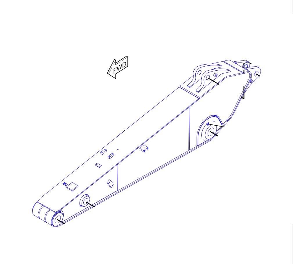 CAT 329 D Booms and arms