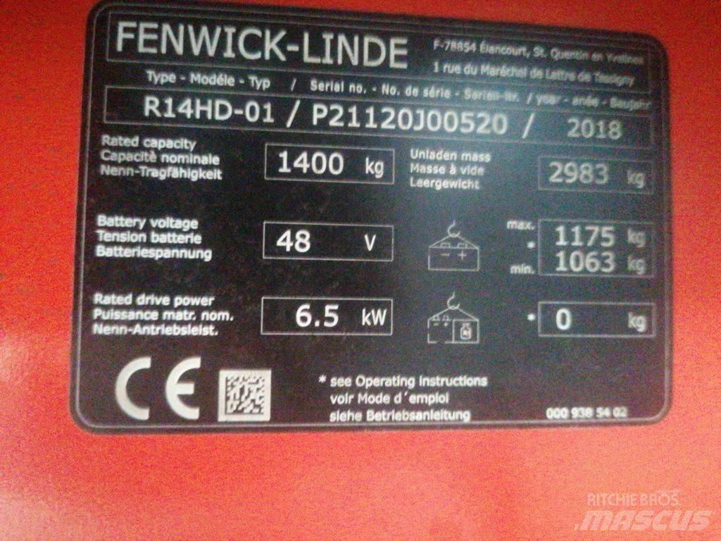Linde R14HD Reach truck