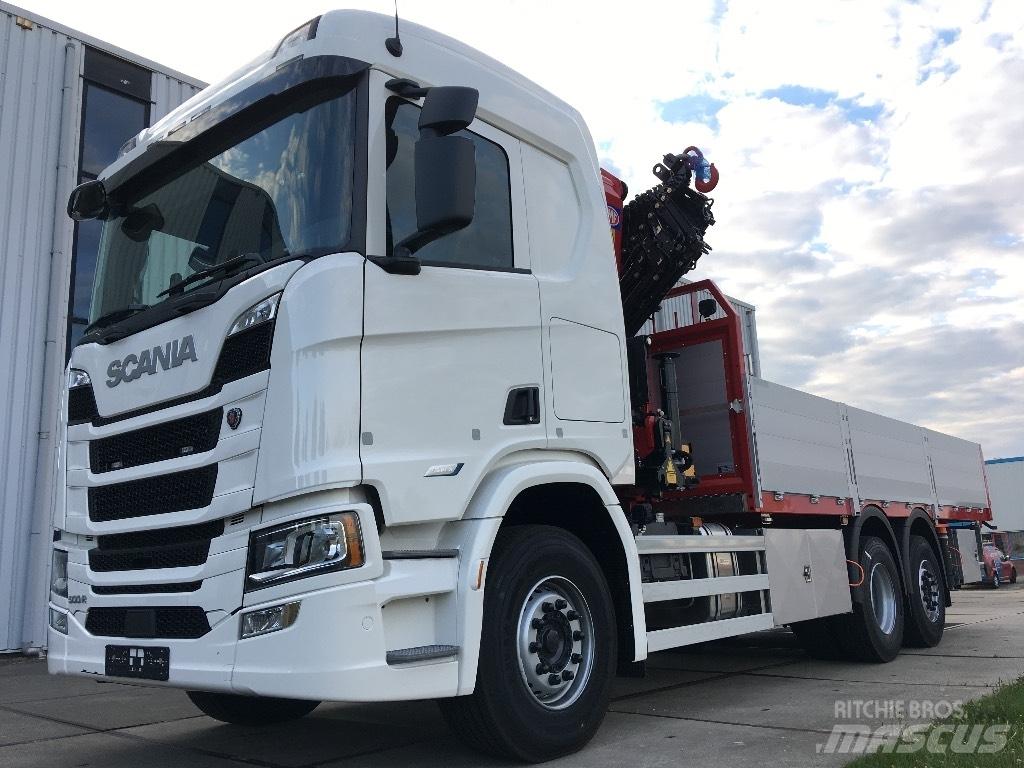 Scania R 500 LB Truck mounted cranes