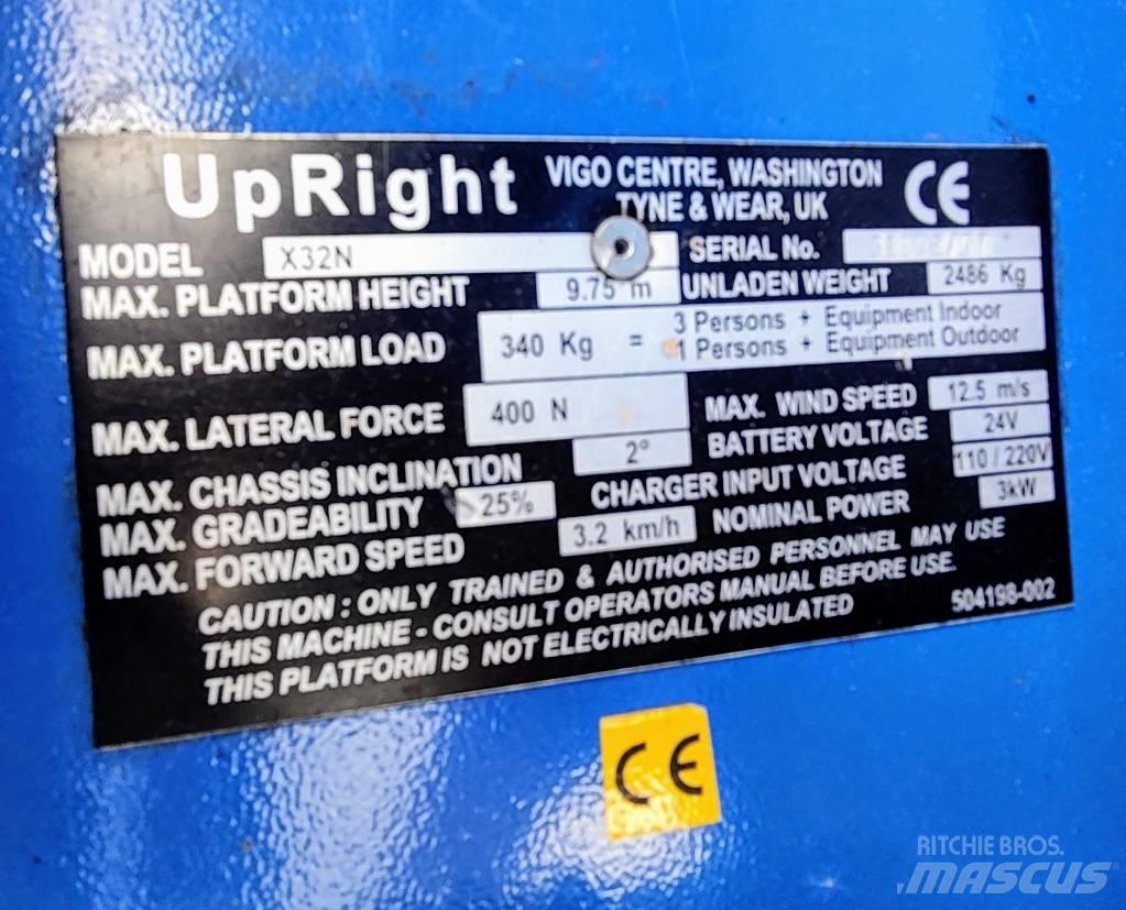 UpRight X32N Scissor lifts