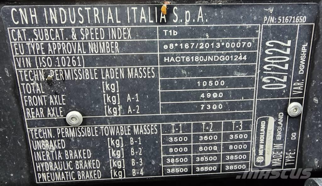 New Holland T 6.180 Tractors