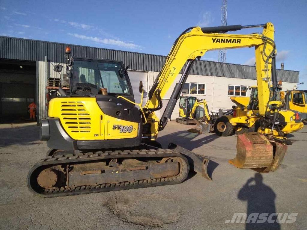 Yanmar SV 100-2A Mini excavators  7t - 12t
