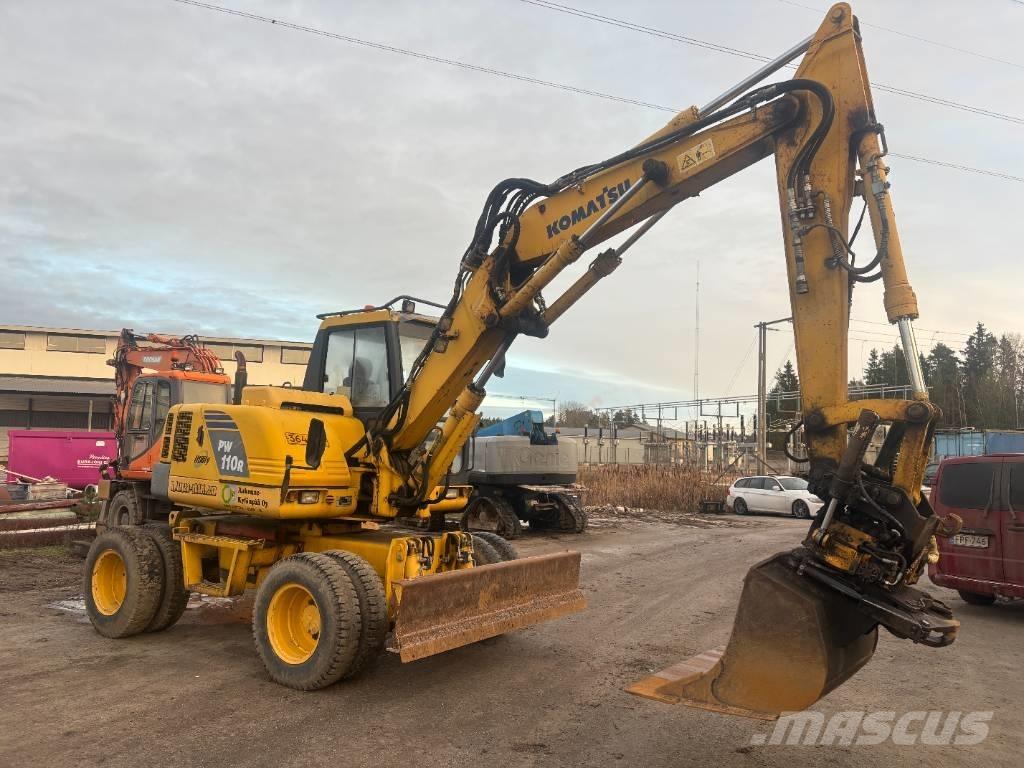 Komatsu PW 110 Wheeled excavators
