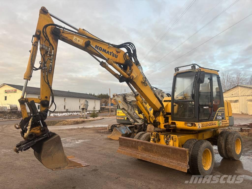 Komatsu PW 110 Wheeled excavators