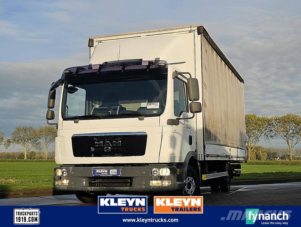 MAN 8.180 TGL Curtain sider trucks