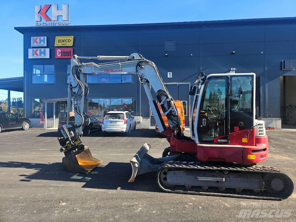 Takeuchi TB 280 FR Mini excavators  7t - 12t