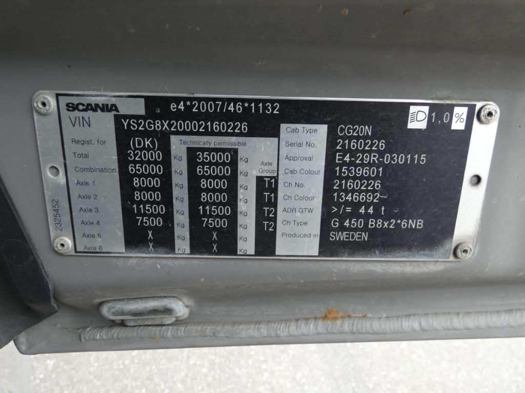 Scania G 450 Chassis Cab trucks