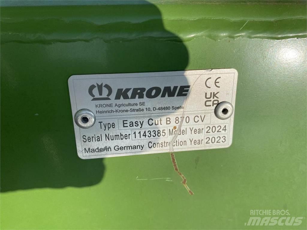 Krone EC B 870 CV Mowers
