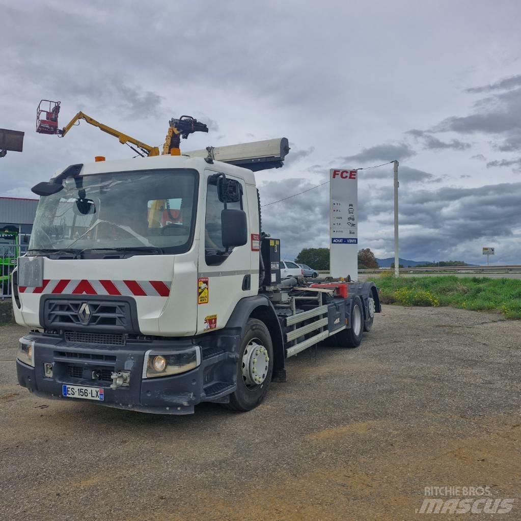 Renault D Wide 380 Hook lift trucks