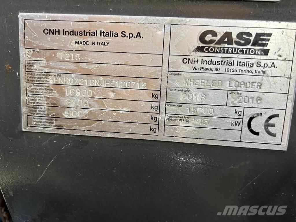CASE 721G XR Wheel loaders