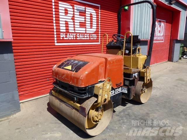 CAT CB 224 D Twin drum rollers