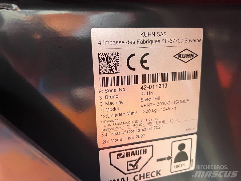 Kuhn Venta 3030-24 Drills