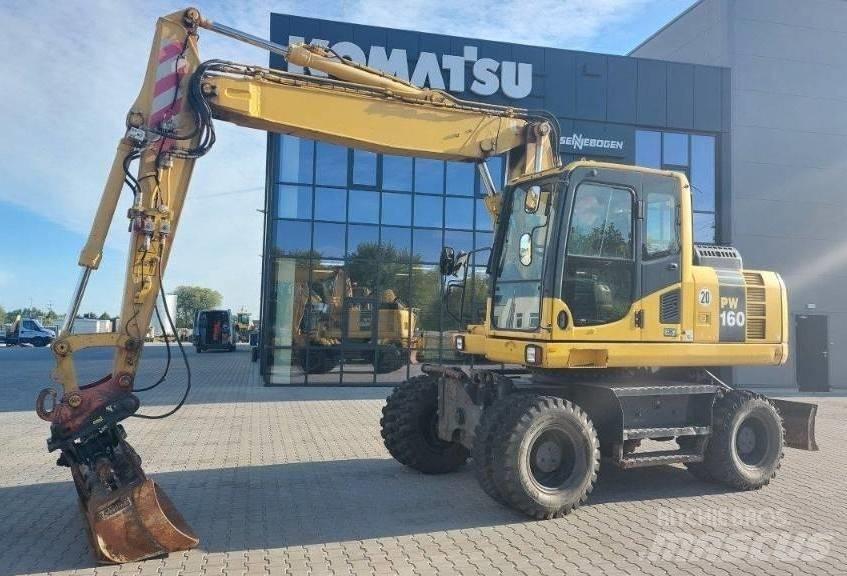 Komatsu PW160-8 Wheeled excavators